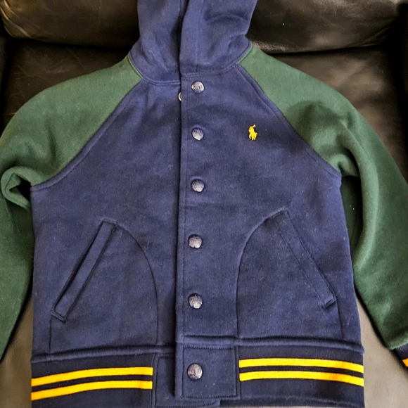 Ralph Lauren Polo Fleece Hoodie Jacket - Picture 1 of 2
